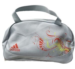Lot 5 Adidas Zippered Small Travel Bag Toiletry Bag Gray New without Tag